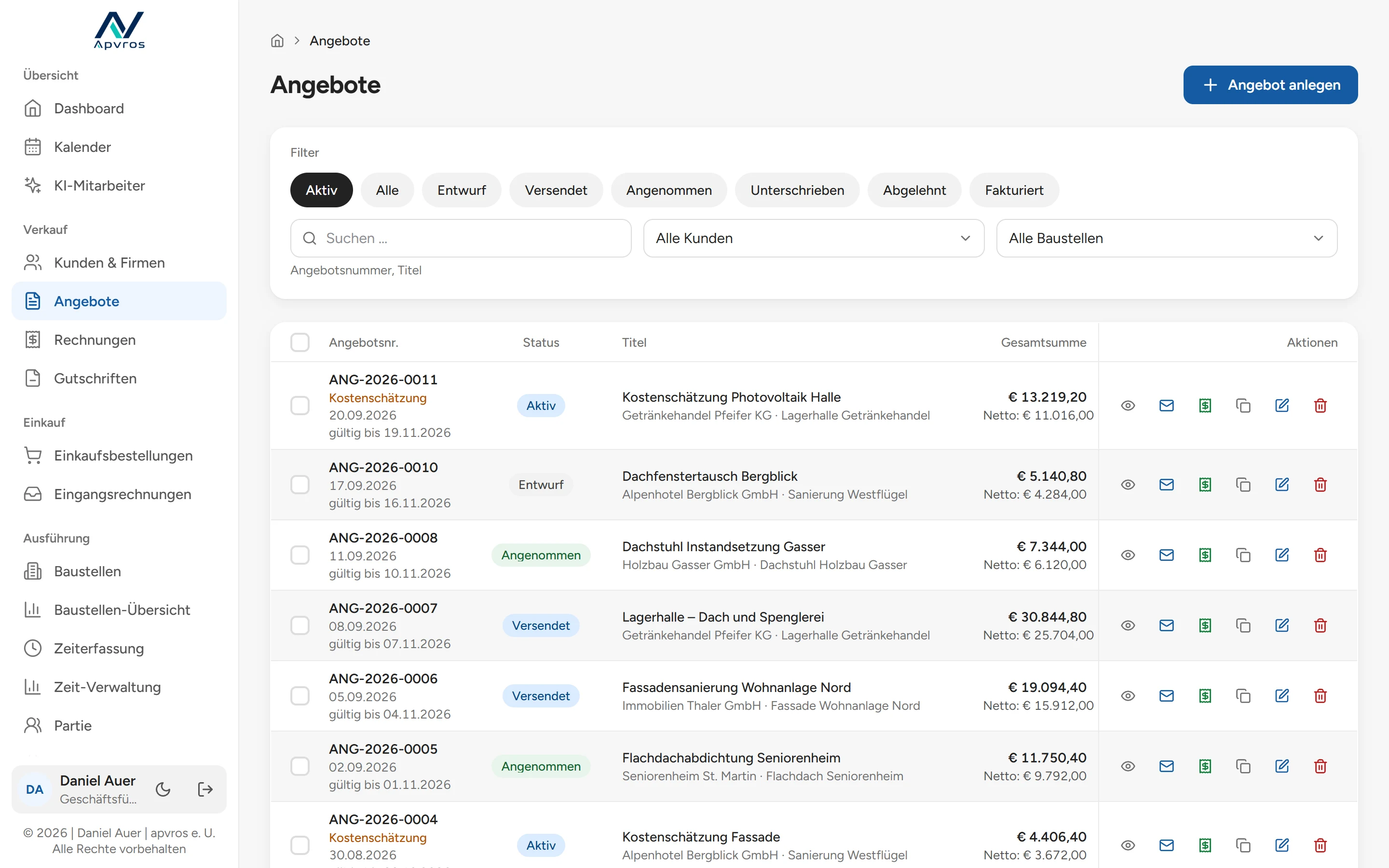 apvros Angebote